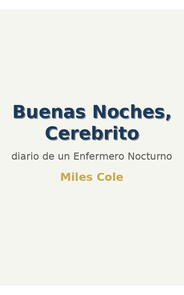 Copertina ebook di 'Goodnight, Brainy' di Miles Cole